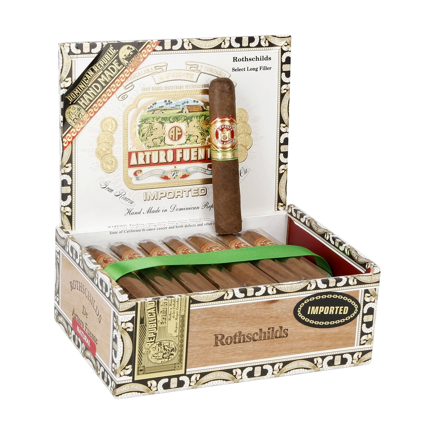Arturo Fuente Natural Rothschild 4"1/2 × 50