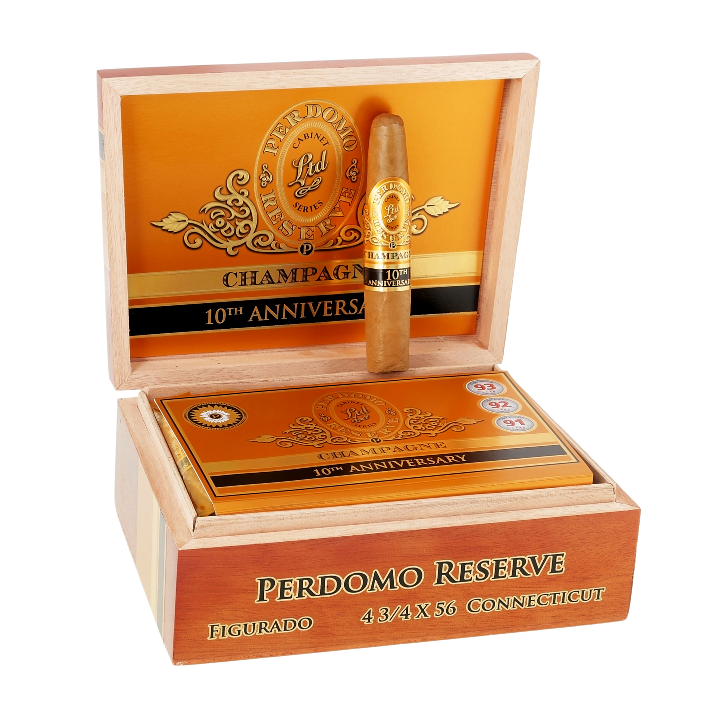 Perdomo Reserve Champagne Figurado 4"3/4 × 56